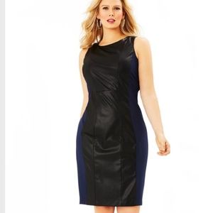 MYNT 1792 COLORBLOCK SLEEVELESS DRESS